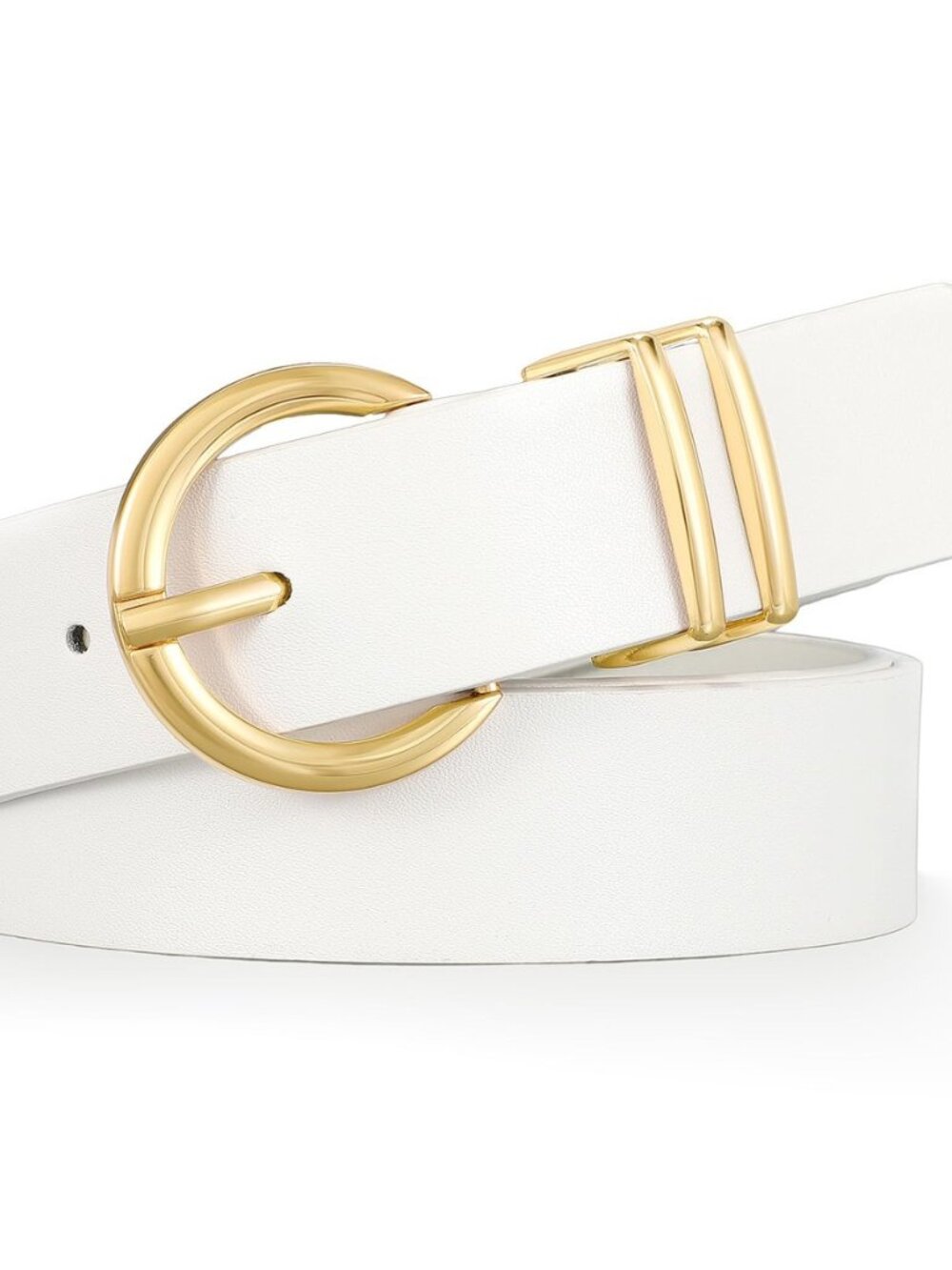 Women Leather Belt Fashion Design belt Gold Buckle Ladies Belt for Jeans Pants